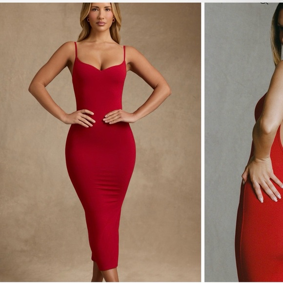 Oh Polly Red Maxi Dress - Picture 2 of 2